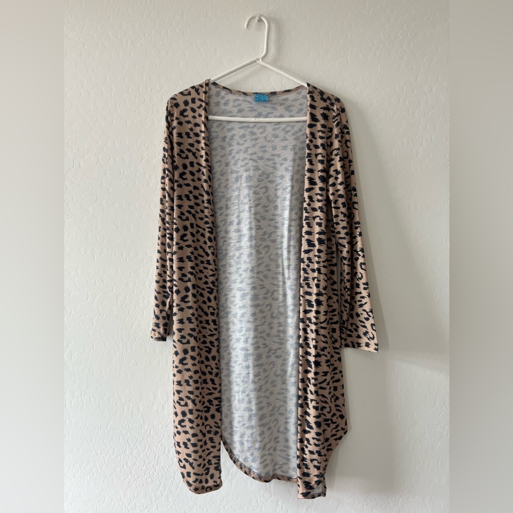Leopard Print Cardigan